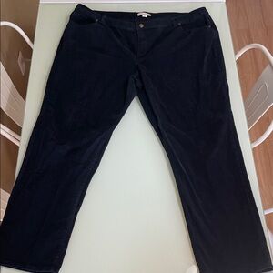 Coldwater Creek Dark Corduroy Pants